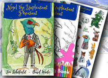 Load image into Gallery viewer, Nigel the Unpleasant Pheasant - Book, colouring book and stickers